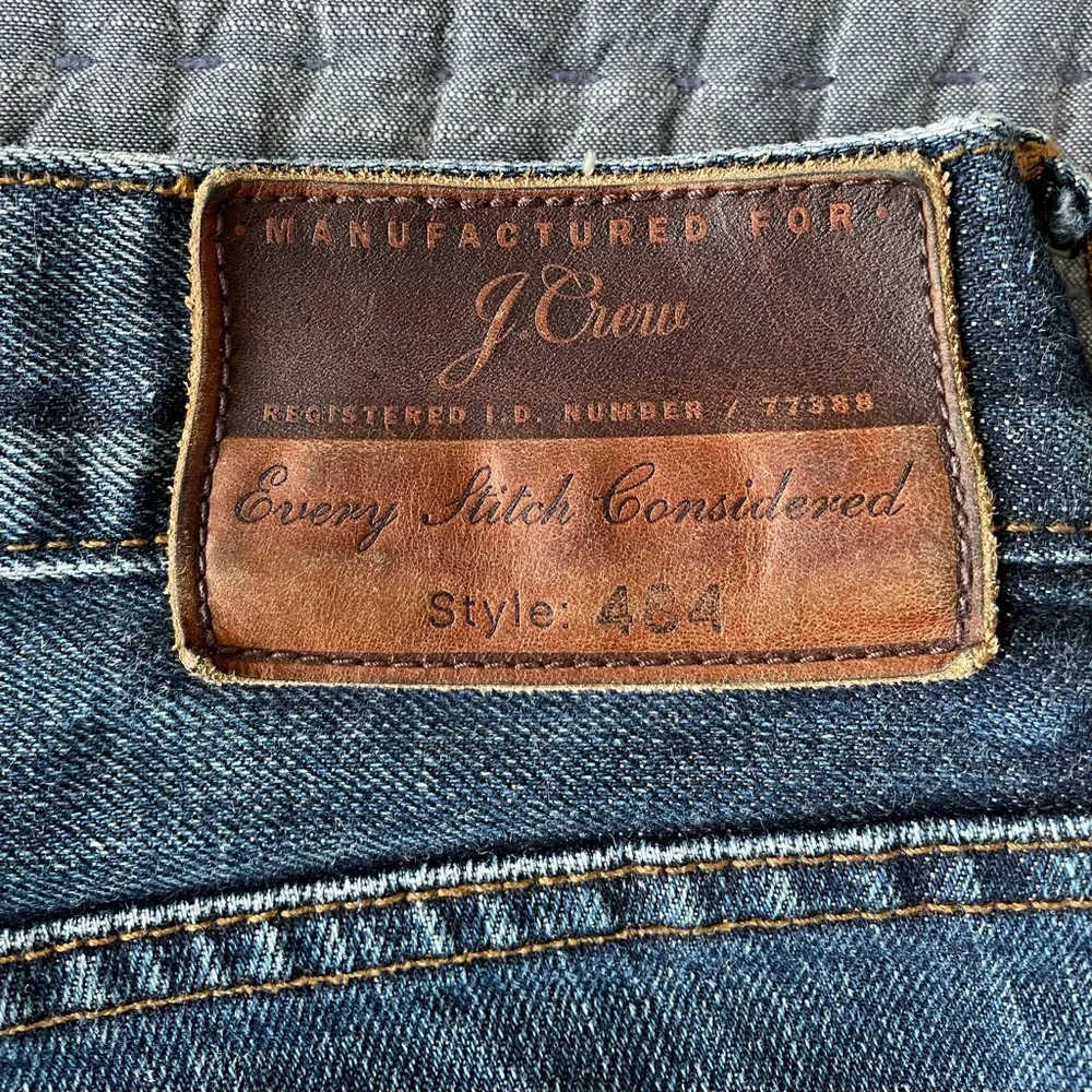 J. Crew Men's Blue Jeans 34x32 Casual Fit - Style 484